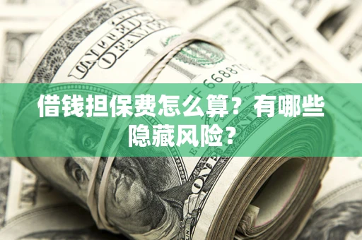 济南借钱担保费怎么算？有哪些隐藏风险？