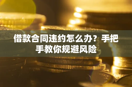 济南借款合同违约怎么办？手把手教你规避风险