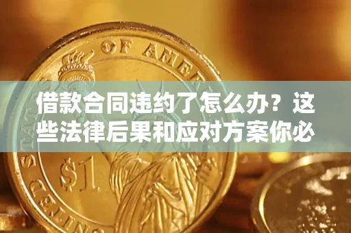 济南借款合同违约了怎么办？这些法律后果和应对方案你必须知道