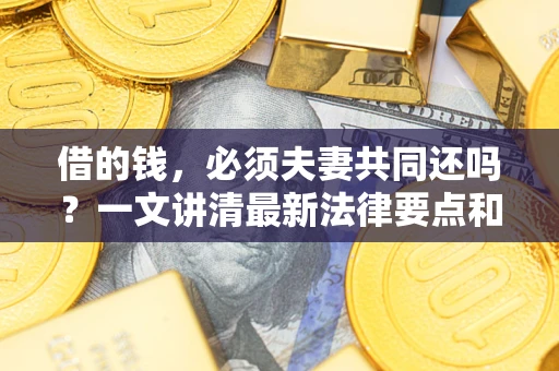 济南借的钱，必须夫妻共同还吗？一文讲清最新法律要点和避坑指南