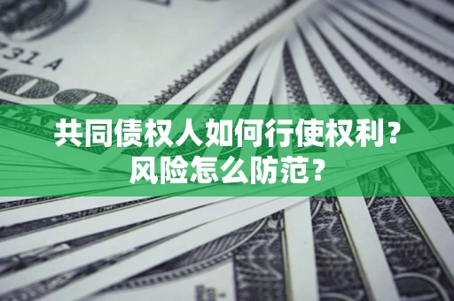 济南共同债权人如何行使权利？风险怎么防范？