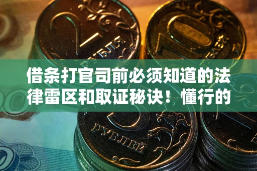 济南借条打官司前必须知道的法律雷区和取证秘诀！懂行的人已经留好这些证据