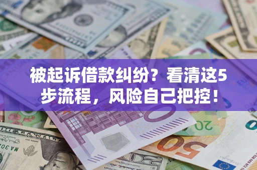 济南被起诉借款纠纷？看清这5步流程，风险自己把控！
