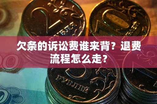 济南欠条的诉讼费谁来背？退费流程怎么走？